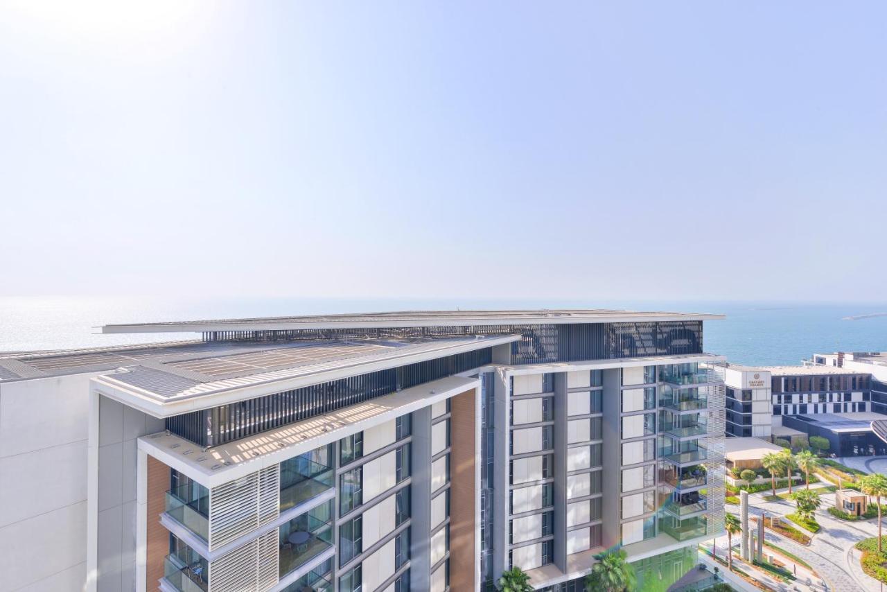 Luxe 3 Bedroom Oceanfront Apartment In The Heart Of Bluewaters Island Dubái Exterior foto